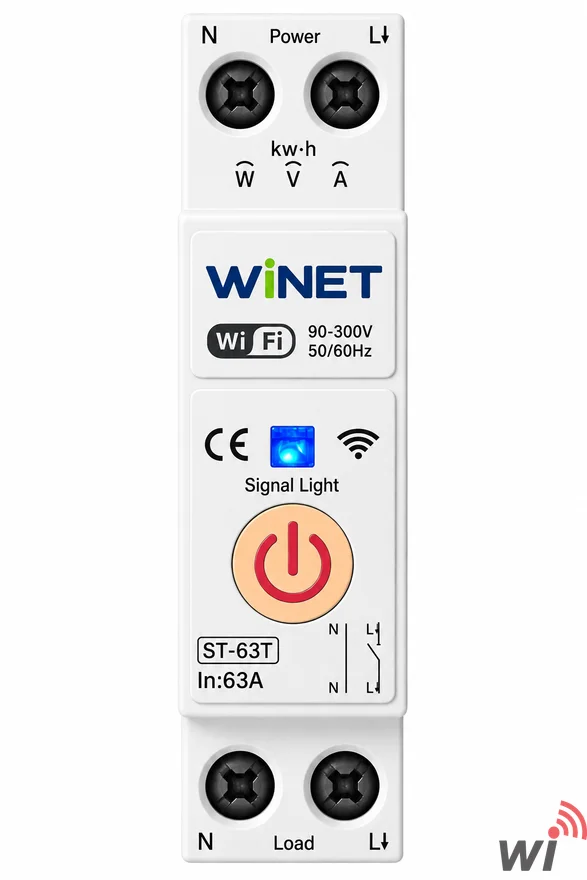 WINET S-63T WiFi Akıllı Anahtarlama Rölesi | 63A