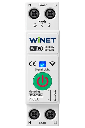 WINET S-63TM WiFi Akıllı Enerji Ölçüm Rölesi | Tuya Smart | 63A
