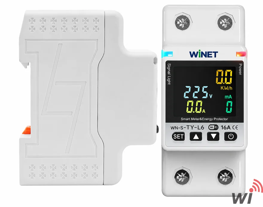 WINET WN-S-L6 WiFi Akıllı Enerji Koruma ve Ölçüm Rölesi