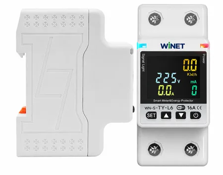 WINET WN-S-L6 WiFi Akıllı Enerji Koruma ve Ölçüm Rölesi